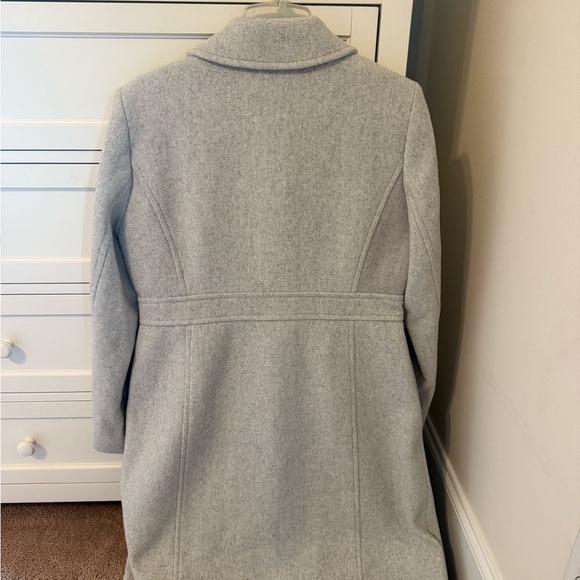 J. Crew Women's Light Gray Trench Coat - Picture 2 of 4